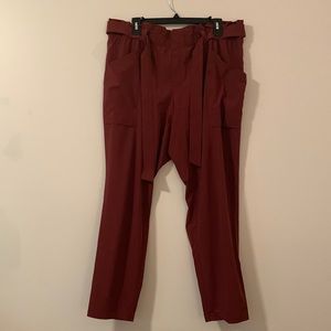 Maroon Athleta skyline pant, size 16